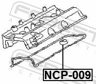 Tarpiklis, žvakių dėklas FEBEST NCP-009