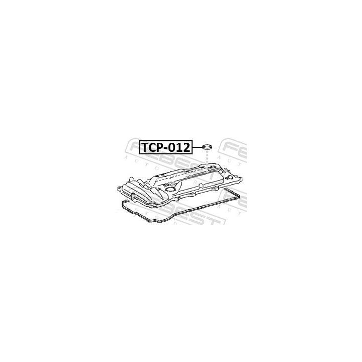 Tarpiklis, žvakių dėklas FEBEST TCP-012