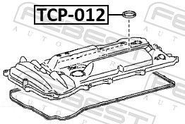 Tarpiklis, žvakių dėklas FEBEST TCP-012