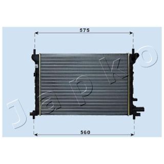 Radiatorius, variklio aušinimas JAPKO RDA053061