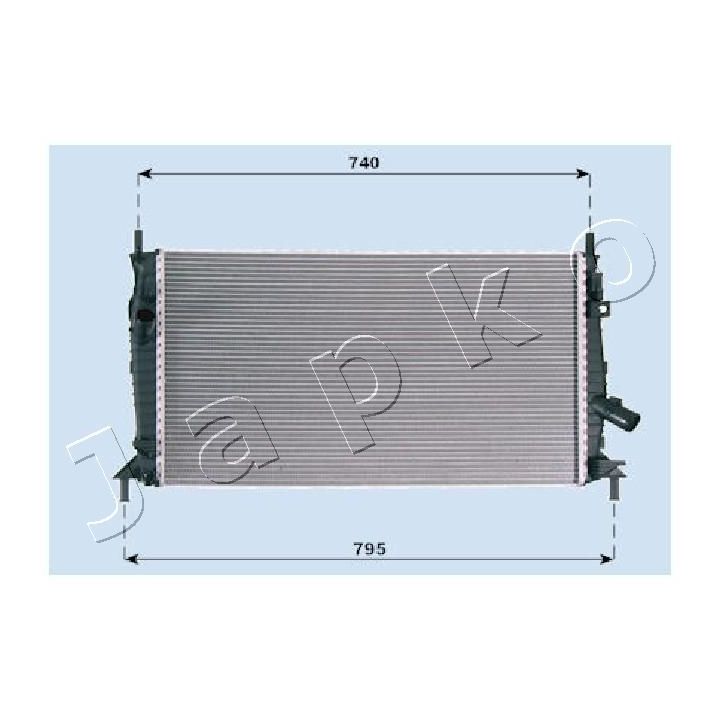 Radiatorius, variklio aušinimas JAPKO RDA053081