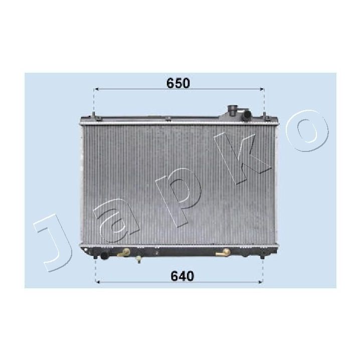 Radiatorius, variklio aušinimas JAPKO RDA153084