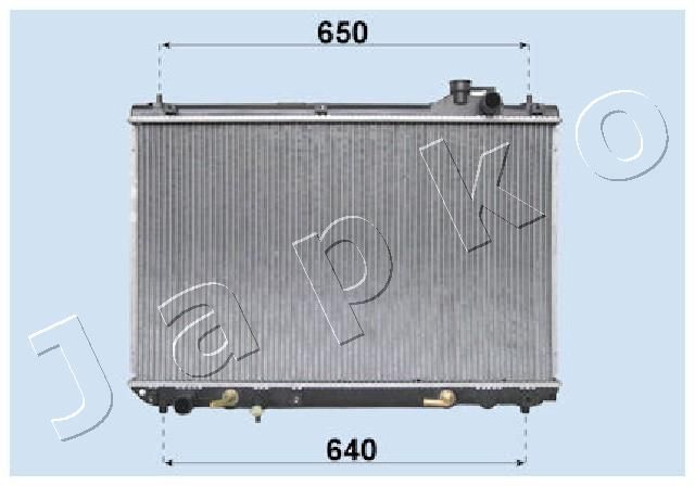 Radiatorius, variklio aušinimas JAPKO RDA153084