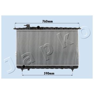 Radiatorius, variklio aušinimas JAPKO RDA283095
