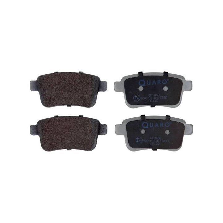 Stabdžių trinkelių rinkinys, diskinis stabdys QUARO QP3458