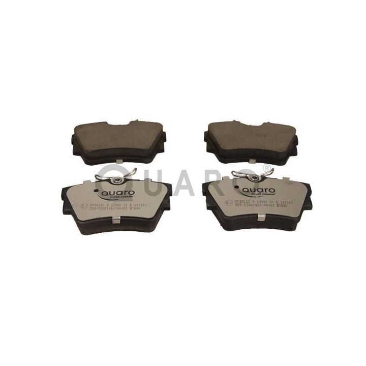 Stabdžių trinkelių rinkinys, diskinis stabdys QUARO QP3612C