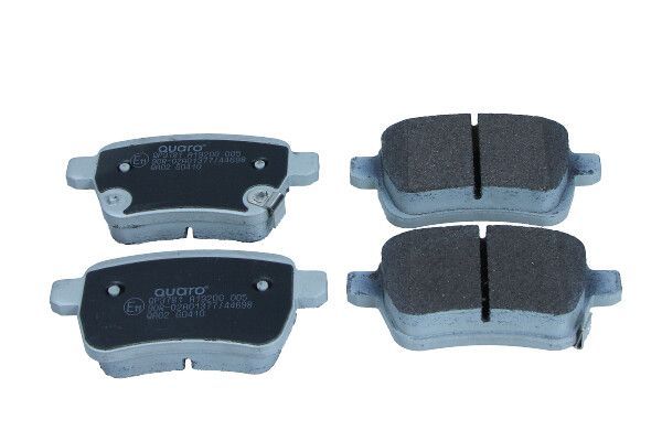 Stabdžių trinkelių rinkinys, diskinis stabdys QUARO QP3781