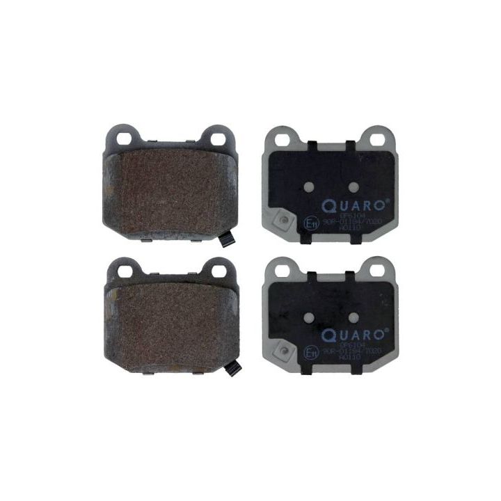 Stabdžių trinkelių rinkinys, diskinis stabdys QUARO QP6104