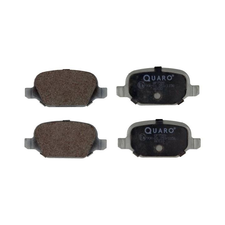 Stabdžių trinkelių rinkinys, diskinis stabdys QUARO QP7589