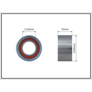 įtempiklio skriemulys, paskirstymo diržas CAFFARO 361-00