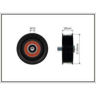 Kreipiantysis skriemulys, V formos rumbuotas diržas CAFFARO 119-00