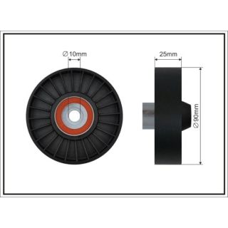 Kreipiantysis skriemulys, V formos rumbuotas diržas CAFFARO 12-10
