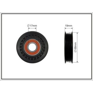 Kreipiantysis skriemulys, V formos rumbuotas diržas CAFFARO 158-00