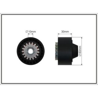 Kreipiantysis skriemulys, V formos rumbuotas diržas CAFFARO 203-68