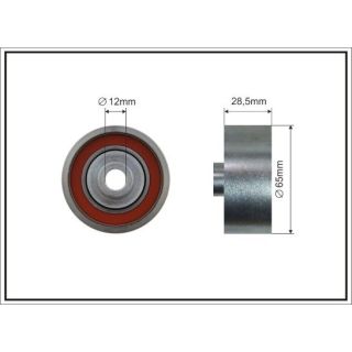 Kreipiantysis skriemulys, V formos rumbuotas diržas CAFFARO 227-108