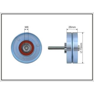 Kreipiantysis skriemulys, V formos rumbuotas diržas CAFFARO 264-03