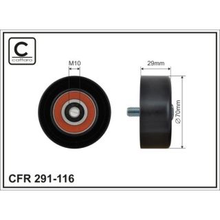 Kreipiantysis skriemulys, V formos rumbuotas diržas CAFFARO 291-116