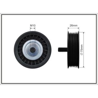 Kreipiantysis skriemulys, V formos rumbuotas diržas CAFFARO 500080