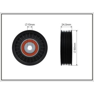 Kreipiantysis skriemulys, V formos rumbuotas diržas CAFFARO 500165