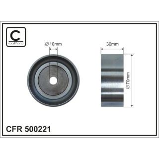 Kreipiantysis skriemulys, V formos rumbuotas diržas CAFFARO 500221