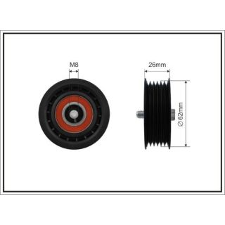 Kreipiantysis skriemulys, V formos rumbuotas diržas CAFFARO 500399