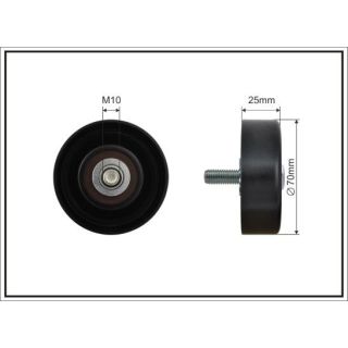 Kreipiantysis skriemulys, V formos rumbuotas diržas CAFFARO 500451