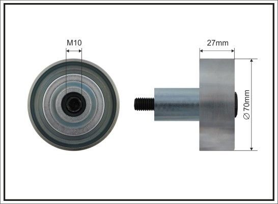 Kreipiantysis skriemulys, V formos rumbuotas diržas CAFFARO 500479