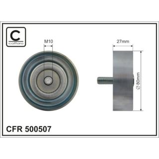 Kreipiantysis skriemulys, V formos rumbuotas diržas CAFFARO 500507