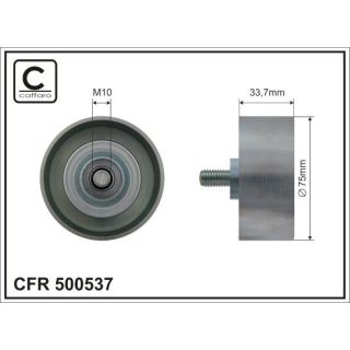 Kreipiantysis skriemulys, V formos rumbuotas diržas CAFFARO 500537