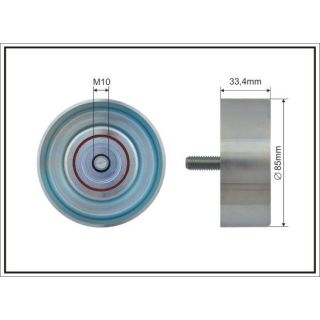 Kreipiantysis skriemulys, V formos rumbuotas diržas CAFFARO 500544