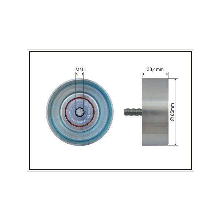 Kreipiantysis skriemulys, V formos rumbuotas diržas CAFFARO 500544