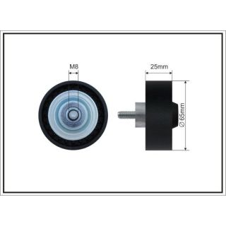 Kreipiantysis skriemulys, V formos rumbuotas diržas CAFFARO 500647