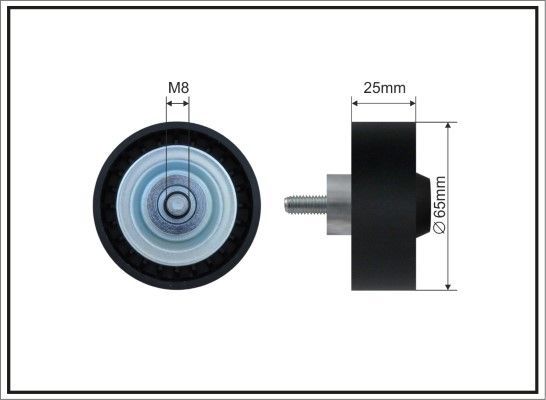 Kreipiantysis skriemulys, V formos rumbuotas diržas CAFFARO 500647