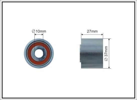 Kreipiantysis skriemulys, V formos rumbuotas diržas CAFFARO 70-71
