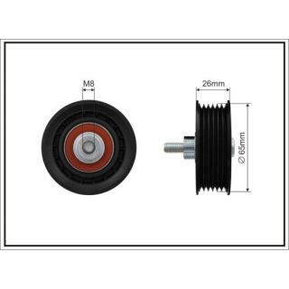 Kreipiantysis skriemulys, V formos rumbuotas diržas CAFFARO 80-99