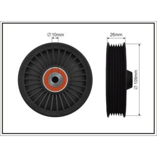 Kreipiantysis skriemulys, V formos rumbuotas diržas CAFFARO 85-99