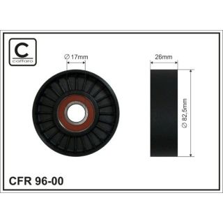 Kreipiantysis skriemulys, V formos rumbuotas diržas CAFFARO 96-00