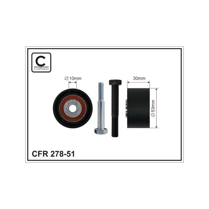 Kreipiantysis skriemulys, paskirstymo diržas CAFFARO 278-51