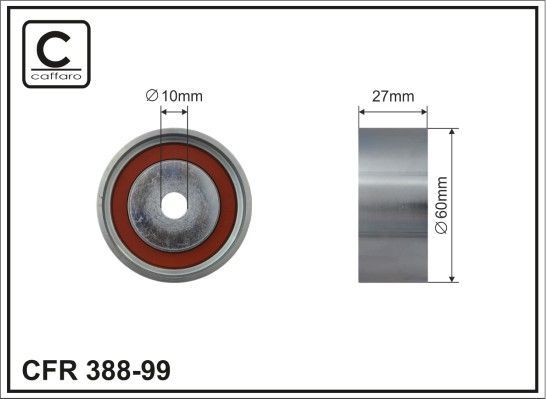 Kreipiantysis skriemulys, paskirstymo diržas CAFFARO 388-99