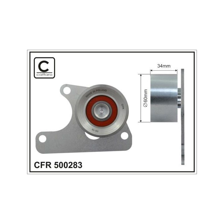 Kreipiantysis skriemulys, paskirstymo diržas CAFFARO 500283