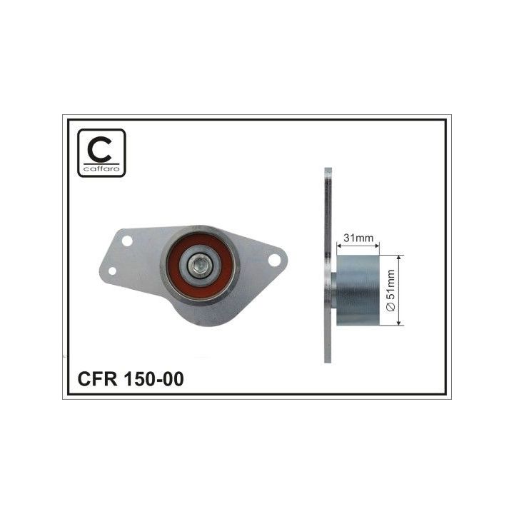 įtempiklis, paskirstymo diržas CAFFARO 150-00