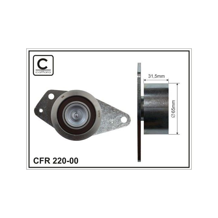 įtempiklis, paskirstymo diržas CAFFARO 220-00