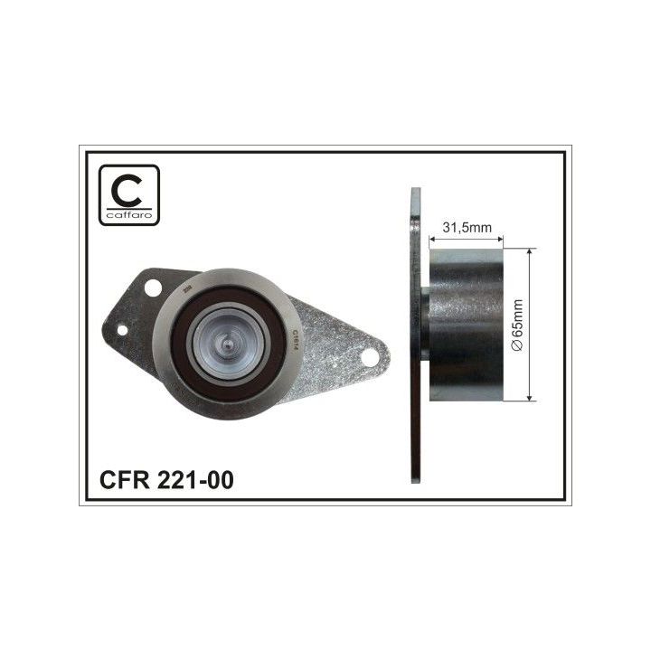 įtempiklis, paskirstymo diržas CAFFARO 221-00