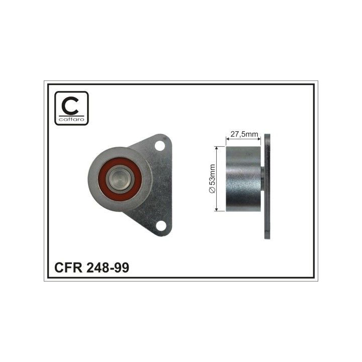 įtempiklis, paskirstymo diržas CAFFARO 248-99