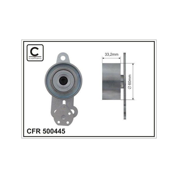 įtempiklis, paskirstymo diržas CAFFARO 500445