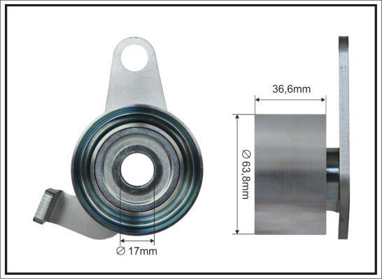 įtempiklis, paskirstymo diržas CAFFARO 500601