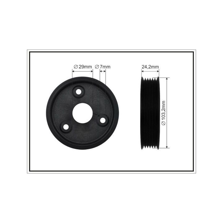 Skriemulys, vairo stiprintuvo siurblys CAFFARO 500322