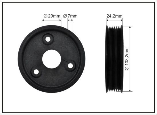 Skriemulys, vairo stiprintuvo siurblys CAFFARO 500322
