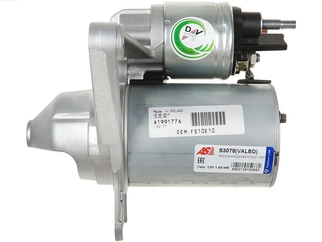 Starteris AS-PL S3078(VALEO)