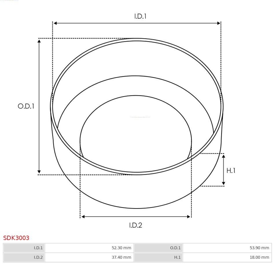 Remonto komplektas, starteris AS-PL SDK3003